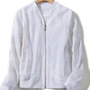 Spring and summer 100% cotton breathable Mock Neck